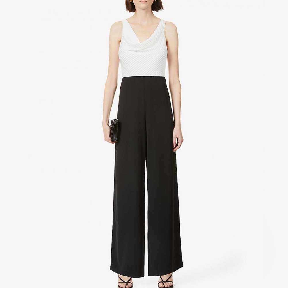 NWT Retails $ 335 Ted Baker Jumpsuits & playsuits | Cowl-neck  jumpsuit Black